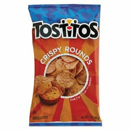 FRITO-LAY Tostitos, Tortilla Chips Crispy Rounds, 3 Oz Bag, 28PK 20871